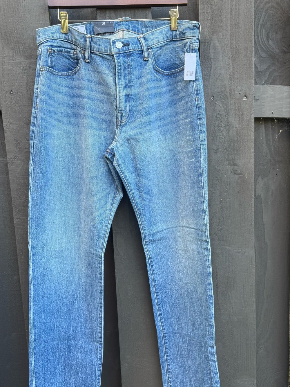 GAP Men’s Straight cut Gapflex Light Blue Classic Fit Jeans 33w x 32